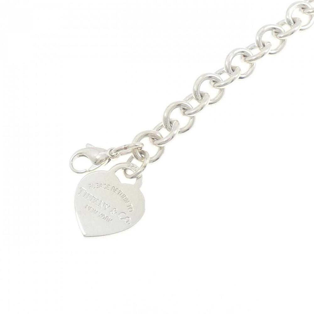 TIFFANY Silver Heart Charm Bracelet